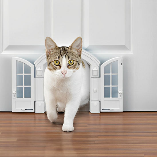 Portes françaises Purrrfect™ | Chatière pour chat