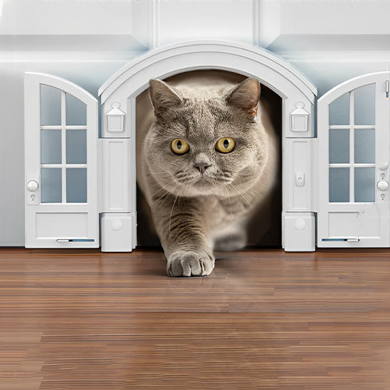 Portes françaises Purrrfect™ | Chatière pour chat