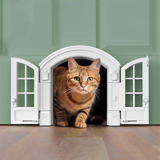 Portes françaises Purrrfect™ | Chatière pour chat