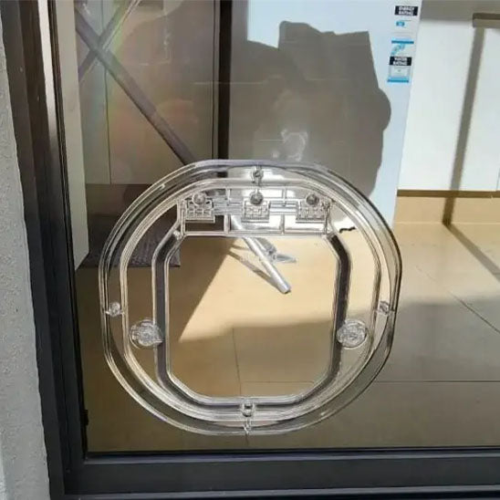 Porte In/Out transparente - Chatière