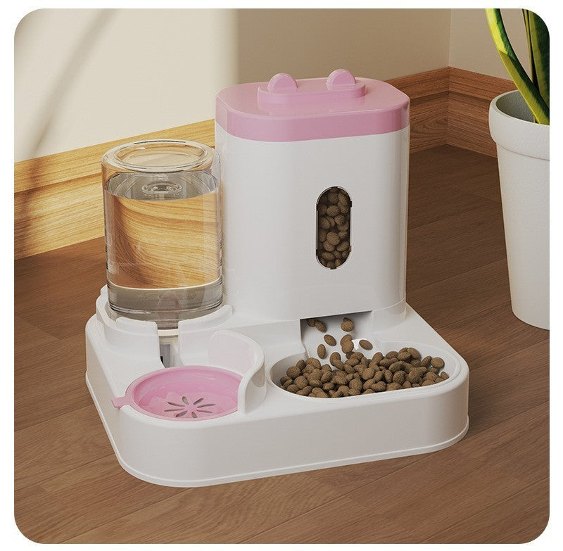 Distributeur eau/croquette 2-in-one