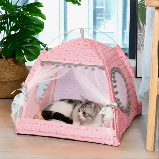 Tente de luxe portable pour chat
