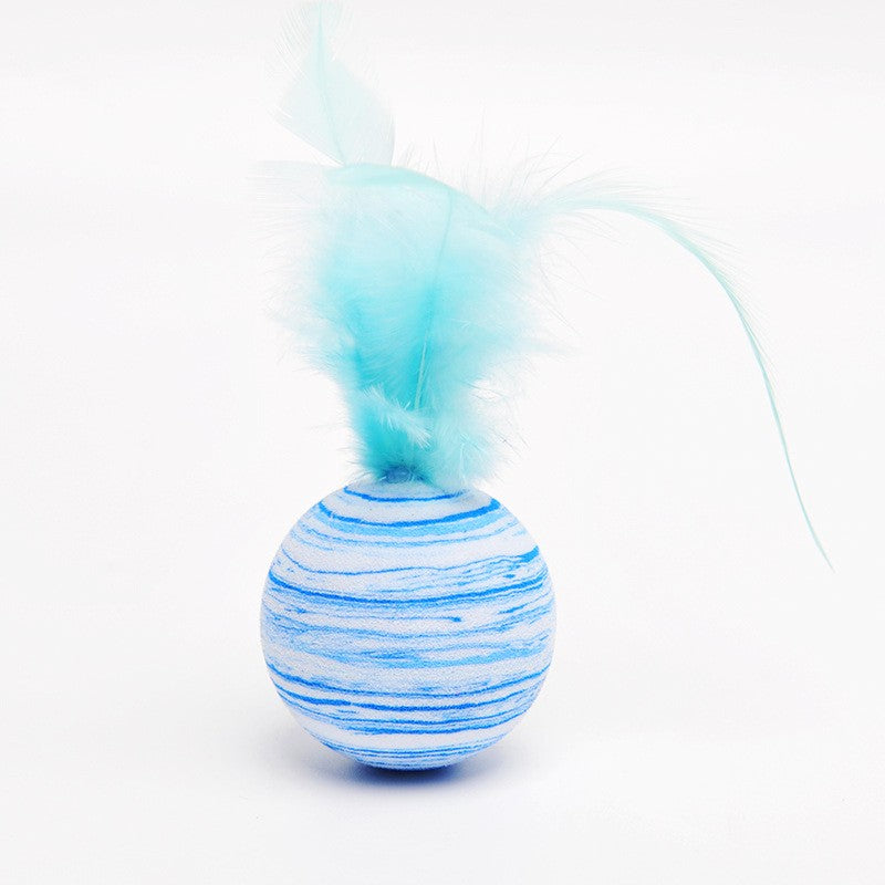 Balle BouleEnPlume™ | Jouet pour chat