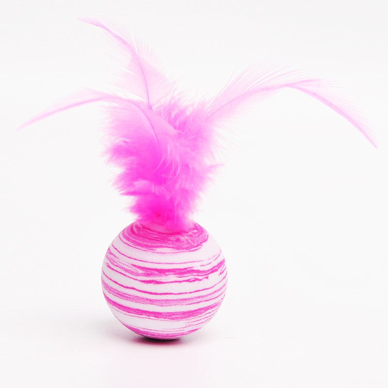 Balle BouleEnPlume™ | Jouet pour chat