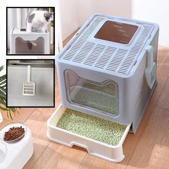 Litière pour chat avec pelle Clean&Go