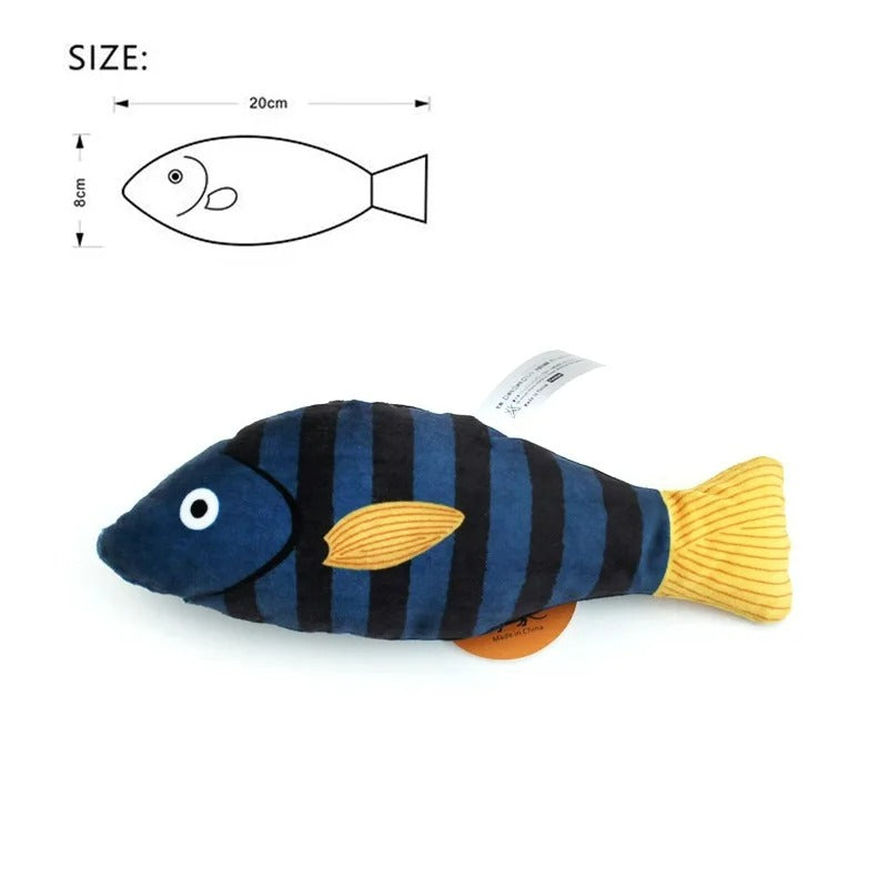 Jouet Catnip Poisson3D™ | Jouet pour chat en peluche