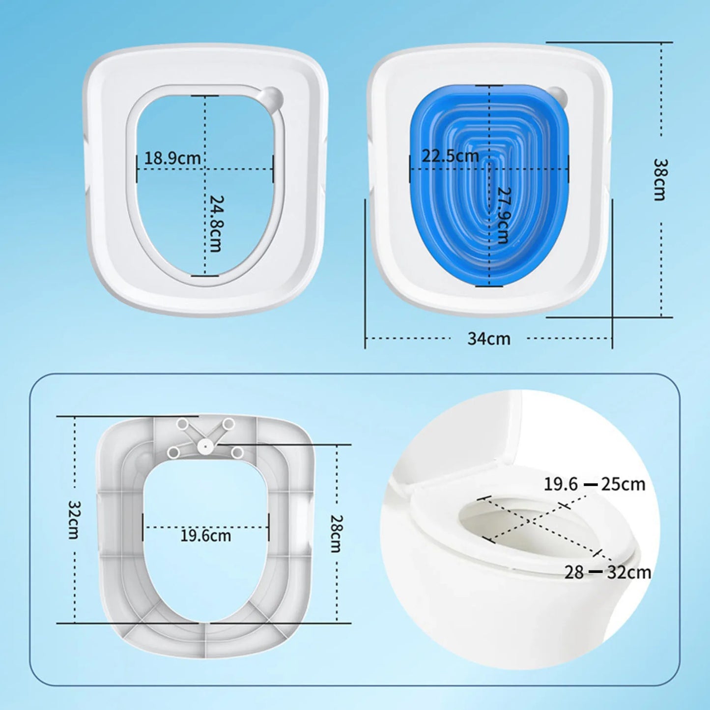 Siège de toilette pour chat