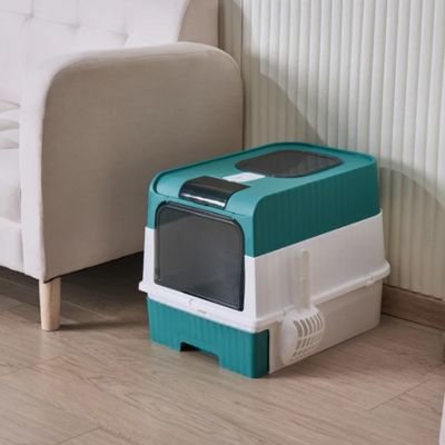 Bac à litière Chat | Ergonomique Anti-odeurs