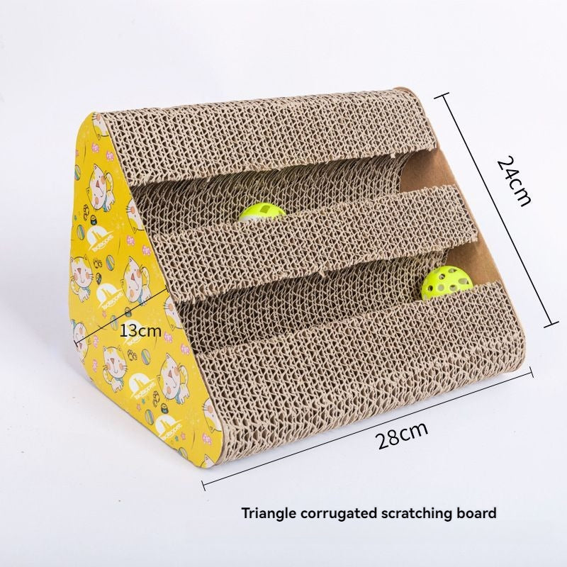 Tapis à griffer réversible en carton ondulé