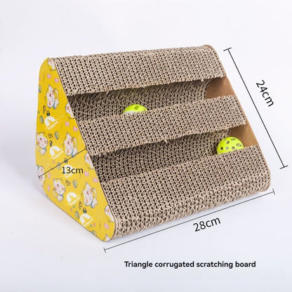 Tapis à griffer réversible en carton ondulé
