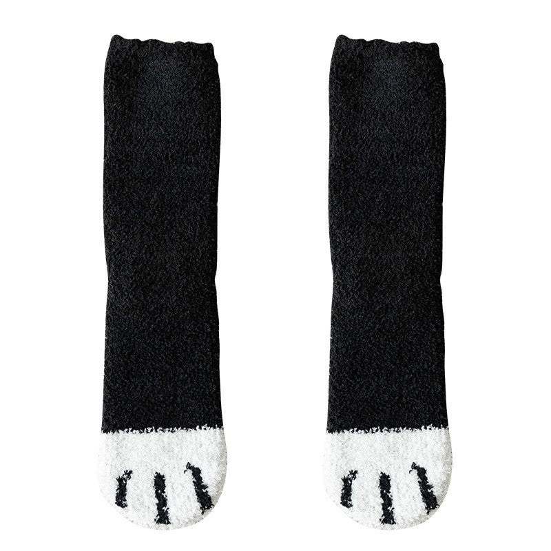 Chaussettes à motif de chat