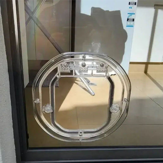 Porte  In/Out transparente - Chatière