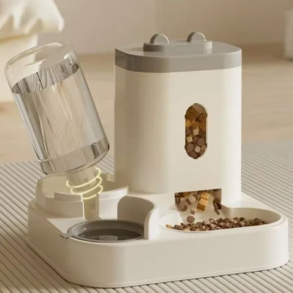 Distributeur eau/croquette 2-in-one