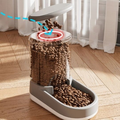 Distributeur croquettes/eau pour chat Hoopet™