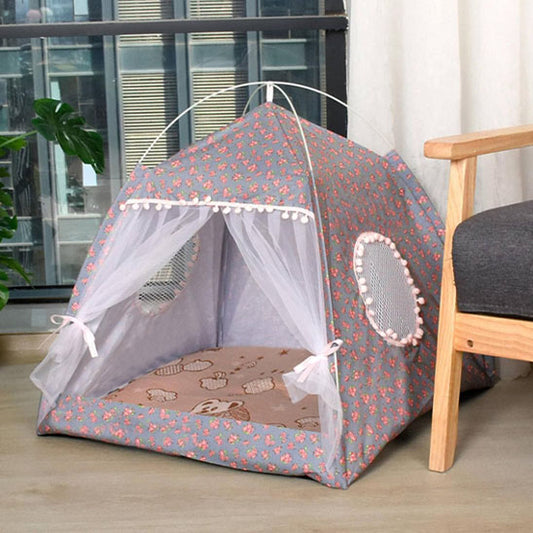 Tente de luxe portable pour chat