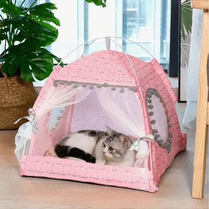 Tente de luxe portable pour chat