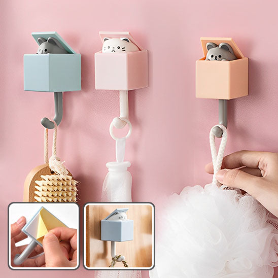 crochet mur coucou chat