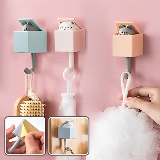 crochet mur coucou chat