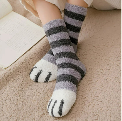 Chaussettes à motif de chat