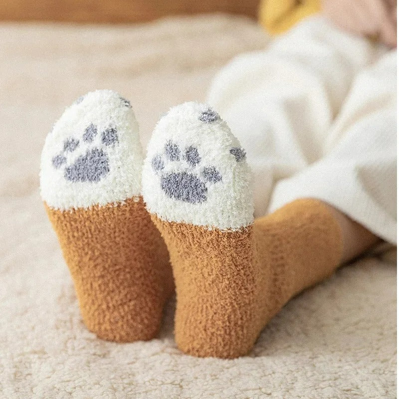 Chaussettes à motif de chat
