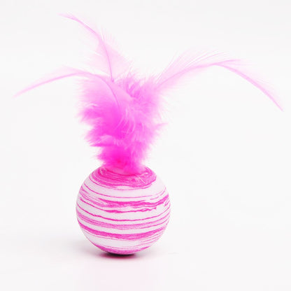 Balle BouleEnPlume™ | Jouet pour chat