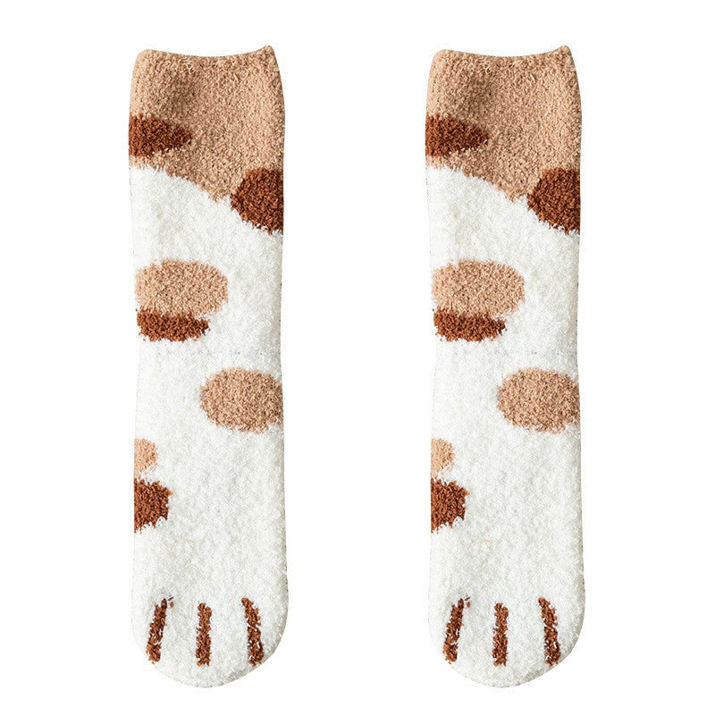 Chaussettes à motif de chat