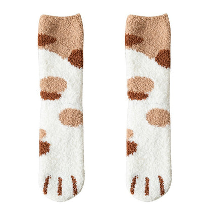 Chaussettes à motif de chat