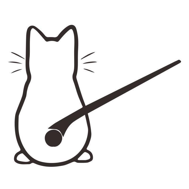 Chat mignon™ | Sticker pour auto