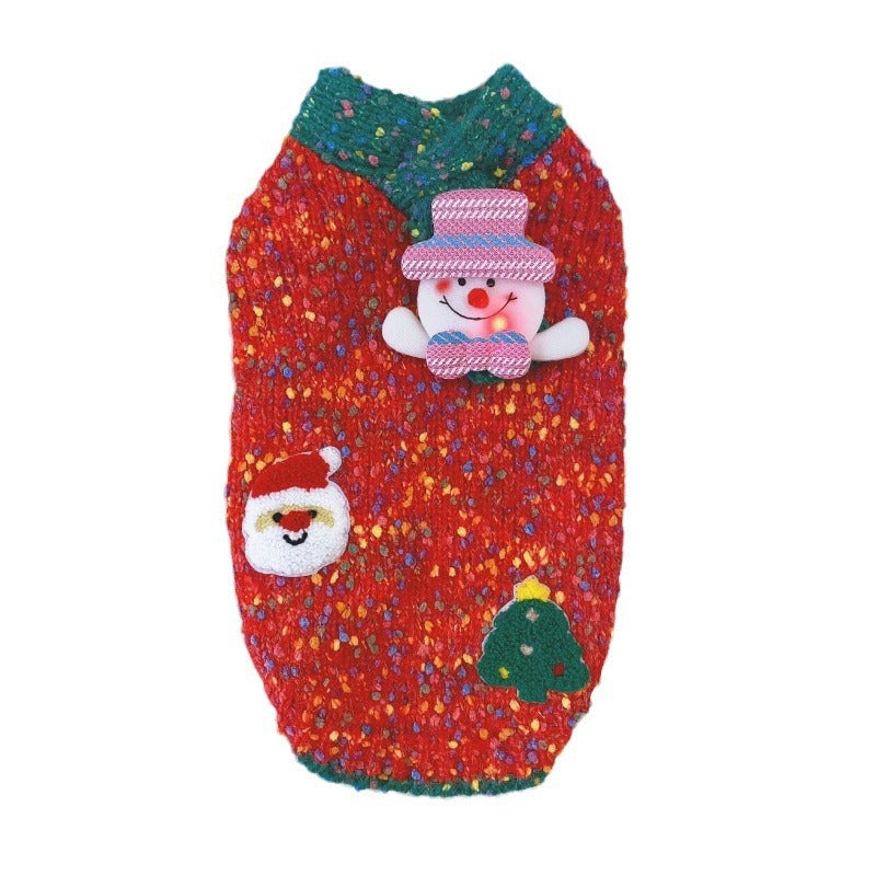 🎄✨ Chandail de Noël pour Chat Lumineux – CozyCat ✨🎄