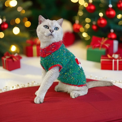 🎄✨ Chandail de Noël pour Chat Lumineux – CozyCat ✨🎄