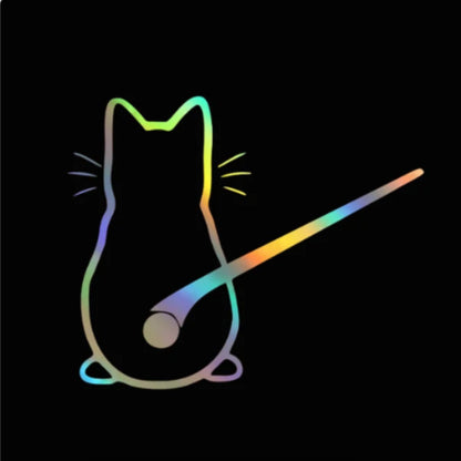 Chat mignon™ | Sticker pour auto