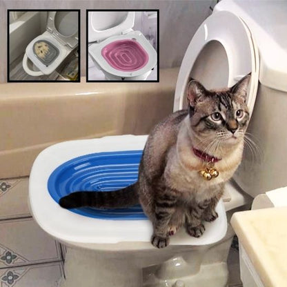 Siège de toilette pour chat