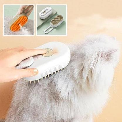 Brosse à vapeur 3 en 1 FastClean pour chat