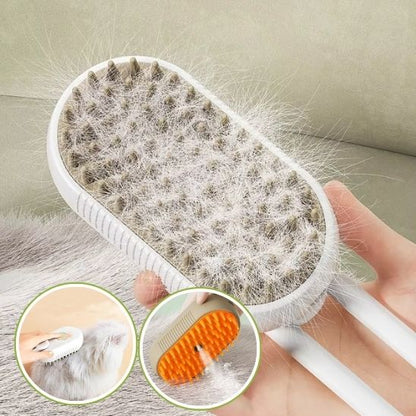 Brosse à vapeur 3 en 1 FastClean pour chat