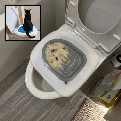 Siège de toilette pour chat