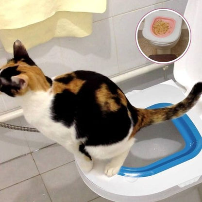 Siège de toilette pour chat