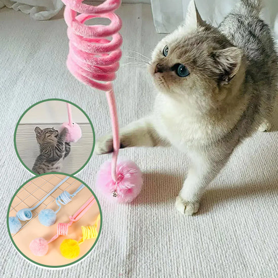 jouet-ressort-chat-avec-cloche