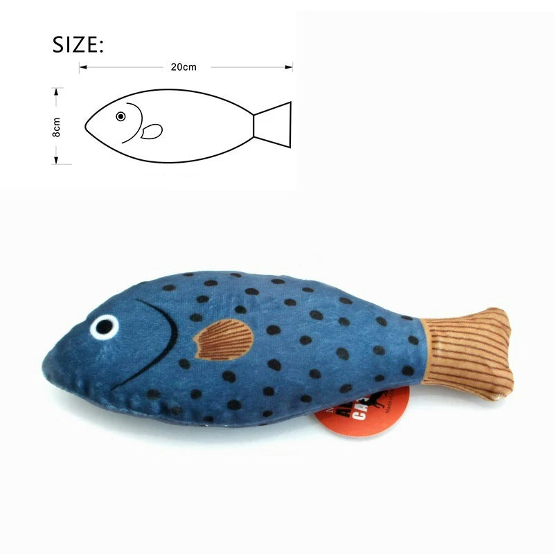 Jouet Catnip Poisson3D™ | Jouet pour chat en peluche