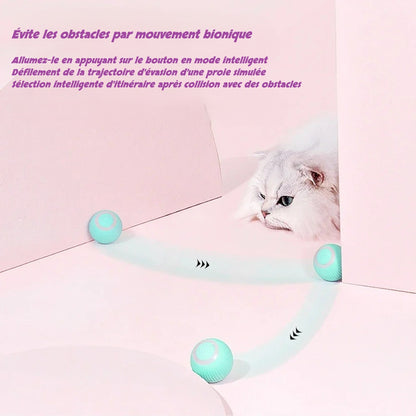 Balle intelligente à 360 ° RollOn™ | Jouet interactif pour chat