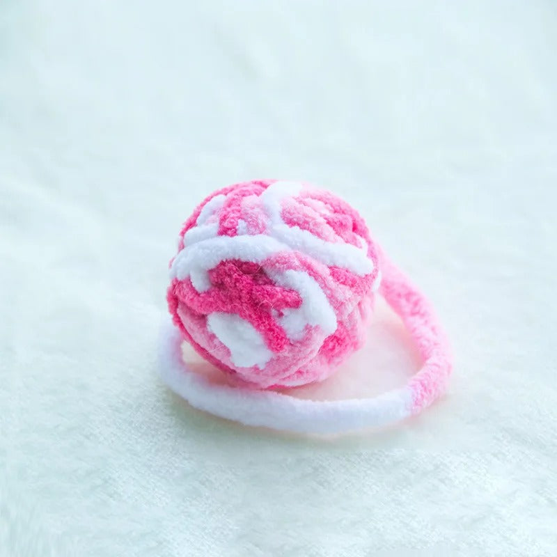 Boules de Fil de Laine colorées pour Chats