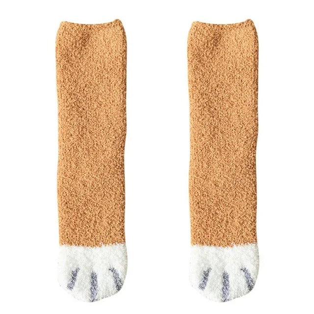 Chaussettes à motif de chat