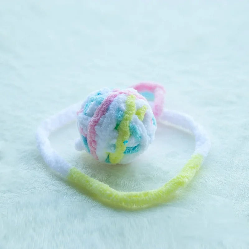 Boules de Fil de Laine colorées pour Chats